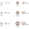 thumbnail image 2 of 690pcs 6 Sizes Tan Flat back Pearl Cabochon for Crafts Shoes Wedding Dress DIY Phone Nail Making (4mm 5mm6mm 8mm 10mm 12mm), 2 of 5