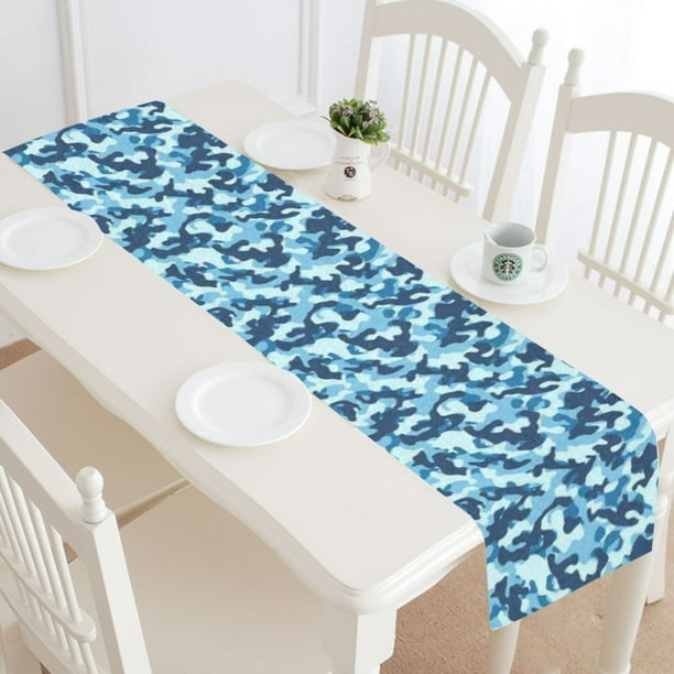 MYPOP Sea Water Camouflage Table Runner Placemat 14x72 ...