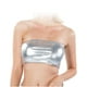 thumbnail image 1 of Top Bandeau para mujer Camisola Traje de baño Color sólido para Festival de música Escenario Danza del vientre Traje de club Argén Baoblaze Top de tubo de mujer, 1 of 7