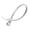 White, variant on 100PCS Nylon Tie Buckles Automatic Locking 18kg Load for Secure Cable Fixing Various Conditions Black White