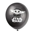 thumbnail image 2 of Latex Star Wars The Mandalorian The Child Baby Yoda Birthday Balloons, Assorted, 12in, 8ct, 2 of 4