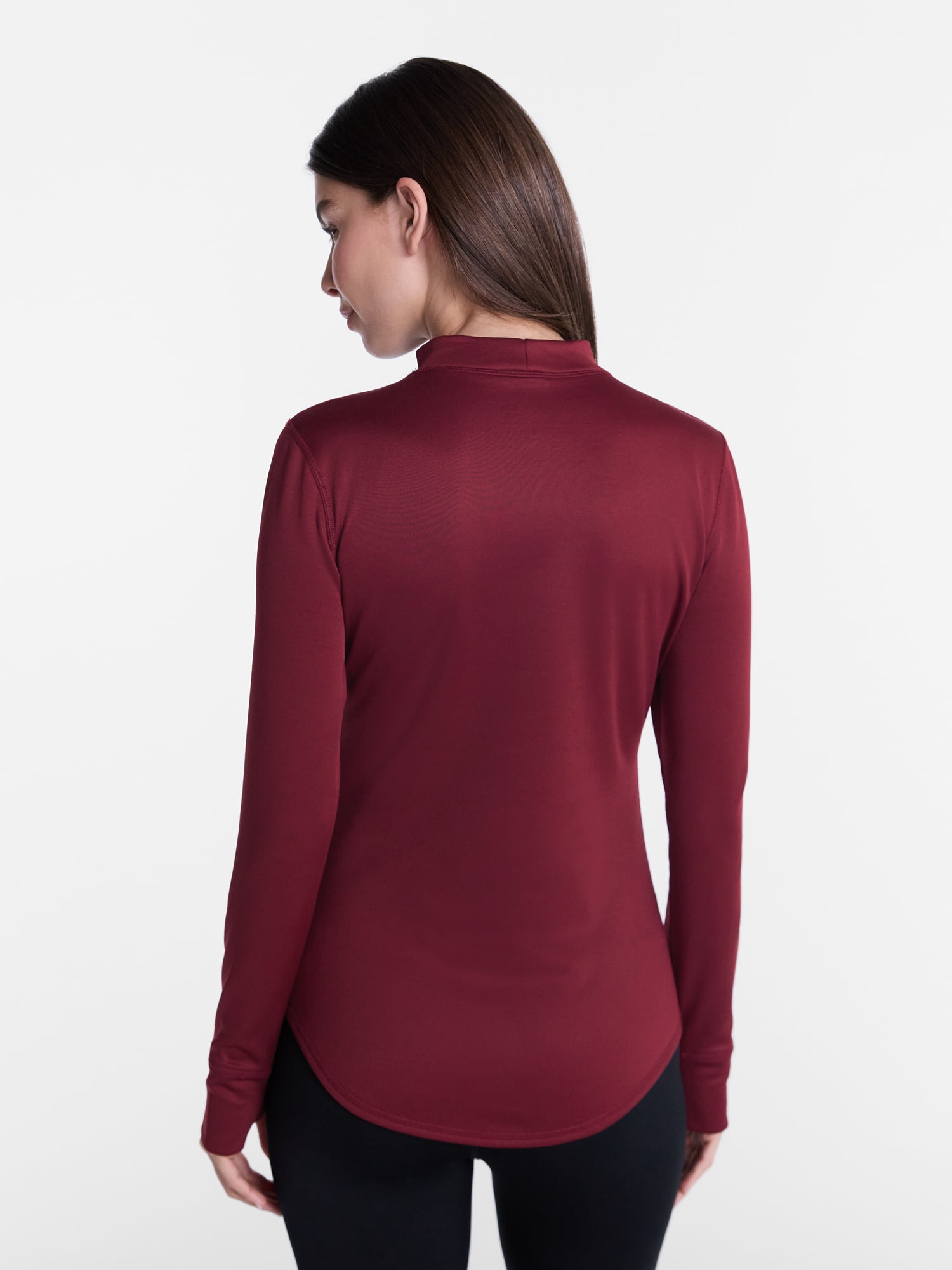 ClimateRight by Cuddl Duds Women's Warmer Thermal Guard Mock Neck Base Layer Thermal Top, Sizes XS-4X