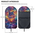 thumbnail image 7 of XYZCANDO Flame Wolf Car Seat Towel Cover Non-Slip, Suitable for Car Interior Truck Seat Car Front Seat, Front Seat Cover, for Cars SUVs, 7 of 7