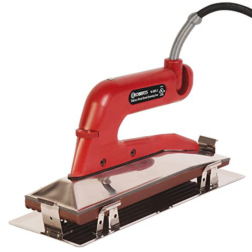 YLXINGG Deluxe Heat Bond Carpet Iron - Non-Stick Grooved Base, Temperature Control - Red — Residential Use, Standard Application