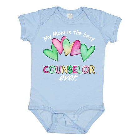 

Inktastic My Mom is the Best Counselor Ever Gift Baby Boy or Baby Girl Bodysuit