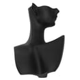 thumbnail image 1 of Soporte de maniquí para aretes, busto de exhibición de joyas negro Soporte de maniquí para collares Busto de exhibición de collares Innovación moderna, 1 of 9