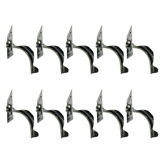 (Pack of 10) XFITTING 1/2 Inch Pex Tubing Bend Support With Mounting Plate