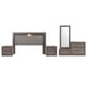 thumbnail image 2 of Recamara Kessa Muebles  Aurora King Size 5 Piezas Gris, 2 of 15