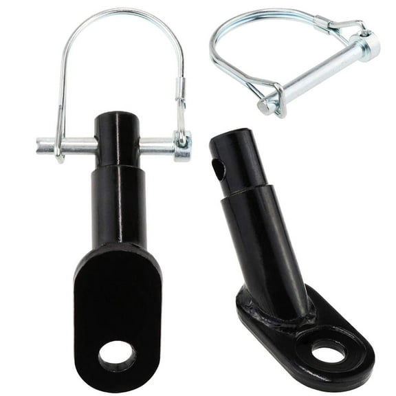 HAKIDZEL 2Pcs Bike Trailer Hitch Connector Iron for Bicycles and Trailers with Precision Welding