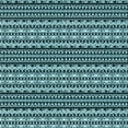 thumbnail image 1 of Ahgly Company Machine Washable Indoor Square Transitional Blue Lagoon Blue Area Rugs, 5' Square, 1 of 7