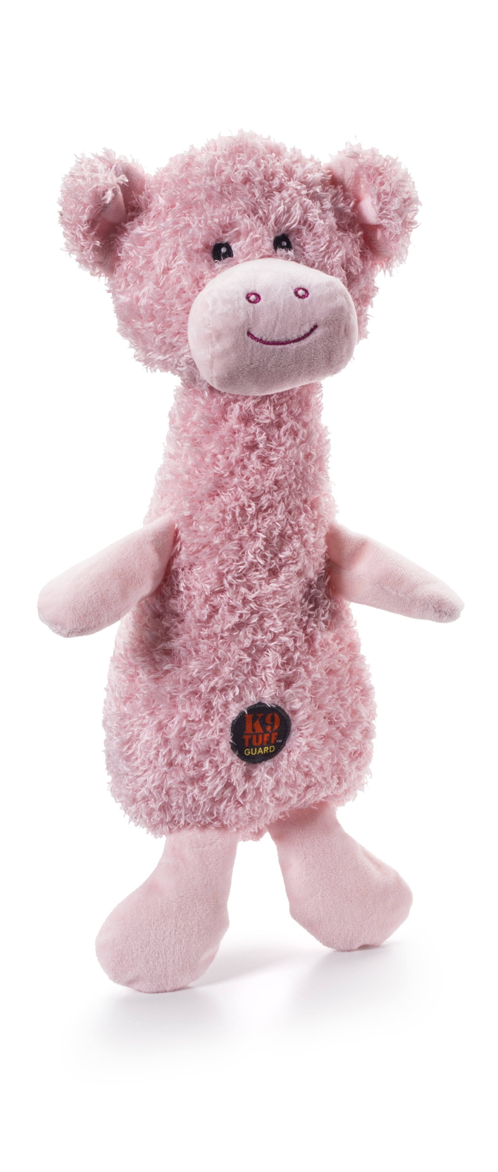 Charming Pet Scruffles Pig Dog Toy, Pink, Small