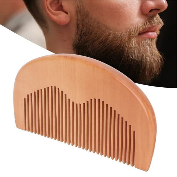 Desenigrante Peine de Madera, Anti -Slip Múltiples de Masaje de Madera de Barba de Madera para Cabello Seco para Cabello HÚMEDO