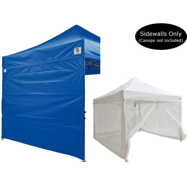Impact Canopy Side Wall Kit, Canopy Walls for 10x10 Instant Pop Up Canopy  Tent, Walls Only, 2 Pack, Royal Blue