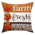 thumbnail image 2 of Tyidzon Fall Decor Pillow Covers 18X18 Inch Flax Maple Leaf Farmhouse Fall Decorative Pillows Modern Pillowcases for Outdoor Couch Sofa Bedroom Living Room Home Decor, 2 of 5