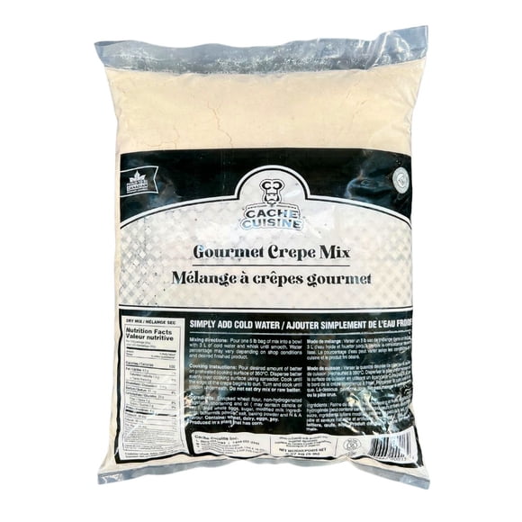 Cache Cuisine Gourmet Crepe Mix - 2.27kg - 1ct - Professional Grade & Easy-to-Prepare French Style Crepes (1ct)