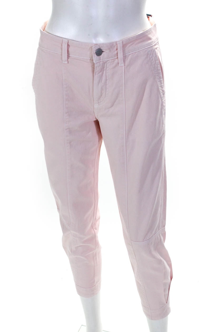 SUNDRY Womens Utility Slim Leg Cropped Denim Joggers Light Pink Size 25 -  Walmart.com
