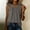 Gray, variant on Women'S Sleeveless Top, Round Neck Casual Camisole Vest, Suitable for Weekend Vacations And Museum Visits