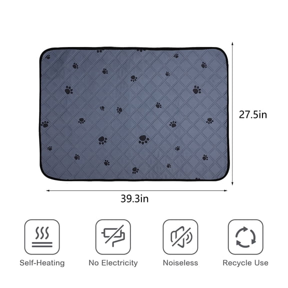 sruoe Large Dog Bed, Dog Beds Large Sized Dog, Self Heated Pet Beds, Dog Beds for Large Dogs, Pet Bed, Pet Mat, Dog Beds for Extra Large Dogs, Xl Dog Bed Non-Slip, 40x27.5 Inch