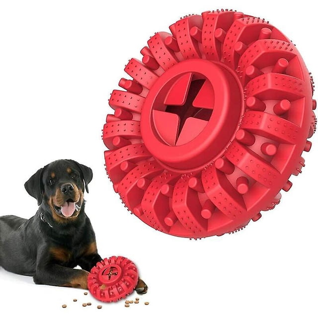 Sincero Jouet à Mâcher Chien Durable pour Mâcher Agressifs, Pneu Solide, Jouets de Nettoyage de Dents en Caoutchouc Résistants Non-Toxiques pour Grands Chiens