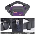 thumbnail image 4 of Women's pockets, men's pockets, lightweight pockets, travel bags with adjustable shoulder straps-purple, 4 of 5