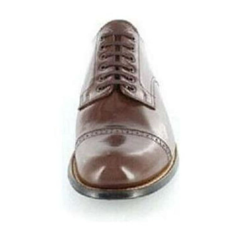 STACY ADAMS mens Madison Cap Toe oxfords shoes, Brown - 12  display picture 2