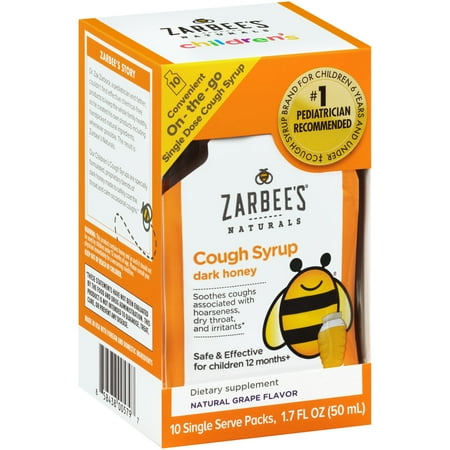 Zarbee S Naturals Children S Cough Syrup With Dark Honey Natural