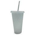 thumbnail image 1 of Taza para beber Ounissouiy con tapa y pajita plástico PP 710ml, 1 of 6