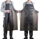 thumbnail image 3 of Delantal con peto ajustable unisex con textura de cuero de PVC con bolsillos para comedor comercial y cocina casera (M) JAMW Sencillez, 3 of 4