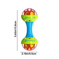 thumbnail image 4 of Toys Under 5$ Newborn Baby Toys Rattle for 0-6-12 Months, Hand Ringing Bells for Boys Girls 0-12 Months, Soothing Teething Toy, Sensory Development Rattle, Christmas Stocking Stuffers Gifts for Kids, 4 of 7