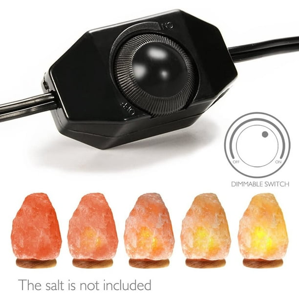 Salt lamp cord with dimmer switch deals