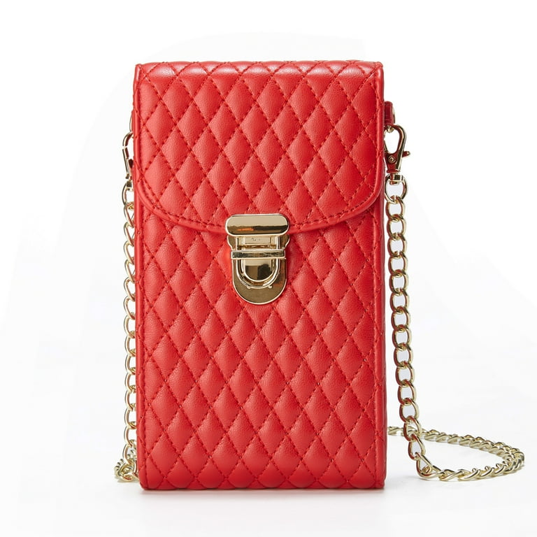 Alltyech Small Crossbody Bag Cell Phone Purse Wallet Leather Card