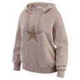thumbnail image 2 of Women's WEAR by Erin Andrews  Tan Dallas Cowboys Washed Pullover Crewdie, 2 of 5
