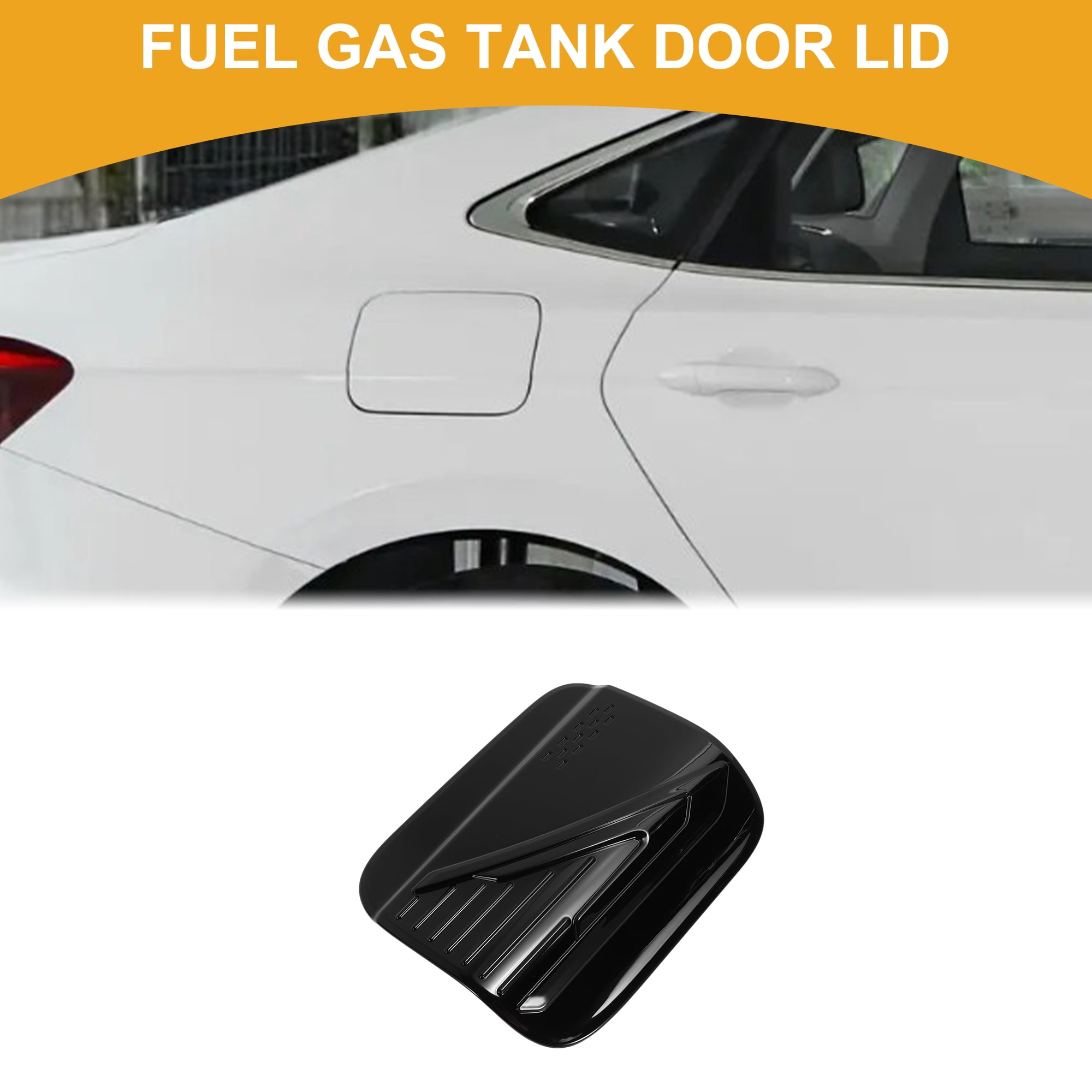 Unique Bargains Fuel Tank Door Cap for Toyota Camry 2025 Fuel Filler Flap Cover Black