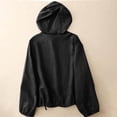 thumbnail image 4 of Winter clothing for women Plus Size Hooded Coat Women Loose Long Sleeve Lightweight Sun Jacket Breathable Outerwear For Spring Summer Fall Casual Wear, 4 of 5