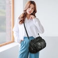 thumbnail image 2 of Stylago Purses and Handbags Women Fashion Leather Tote Shoulder Bag Top Handle Satchel Multiple Zipper Handbag for Ladies Travel Black, 2 of 6