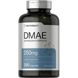 NOW Foods DMAE 250mg - 100 Veg Capsules - Supports Brain Function, Memory & Focus