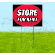 Store For Rent 18 x 24 Yard Sign, Includes Metal Step Stake