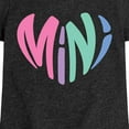 thumbnail image 3 of Instant Message - Mini Heart - Toddler & Youth Girls Short Sleeve Graphic T-Shirt, 3 of 6