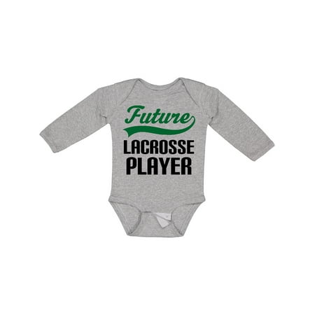

Inktastic Future Lacrosse Player Gift Baby Boy Long Sleeve Bodysuit