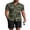 Dark Green Print, variant on COOFANDY 2 Piece Set for Men Cruise Outfits Set Mens Summer Vacation Outfit Short Sleeve Button Down Shirts