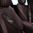 thumbnail image 3 of Chririnla Flower Car Seat Belt Pads Non-Slip Seatbelt Cushion Comfort Universal Compatible with Sedan Auto, 3 of 8