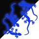 thumbnail image 2 of Pegatina animada VentDepot Camaleony 4 Pzas Azul Gecko, 2 of 2