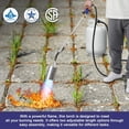 thumbnail image 6 of Propane Torch Weed Burner Kit, High Output with 12.5FT Hose and Storage Bag, Heavy Duty Blow Torch Flamethrower with Long/Short Mode for Flame Weeding, Ice Melting, Roofing, Road Marking, 6 of 6