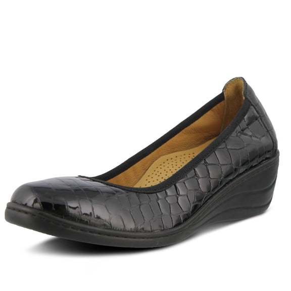 Spring Step Women's KARTII Ballet Flat, Black, US 5 Medium US