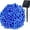 Blue, variant on 23ft Solar Christmas String Lights 50LEDs 8 Modes Waterproof String Fairy Lights for Christmas Holiday Garden Decorations, Multicolor
