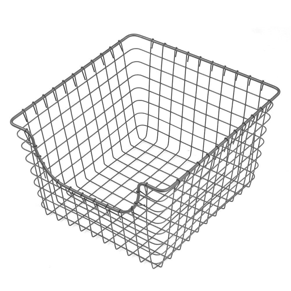 003 Metal Wire Pantry Container Food Organizer Storage Basket Bin