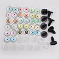 thumbnail image 5 of 16pairs 13.5mm Round Pupil Animal Eyes With Plastic Base & Washers Glass Flat Back Cat Eye Dragon Eye for Doll Making Teddy Bear Plush Toys Accessories, 5 of 5