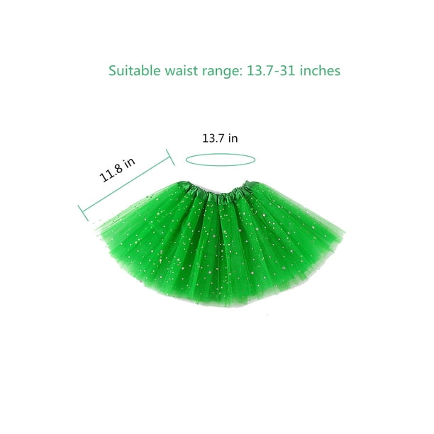 Disfraces para Mujeres Accesorios de Ropa para Niños de Fiesta Del Día de San Patricio - Falda Tutu, Bandera, Gafas de Sol en Forma de Corazón, Collar de Perlas (Niños) Disfraces para Niños