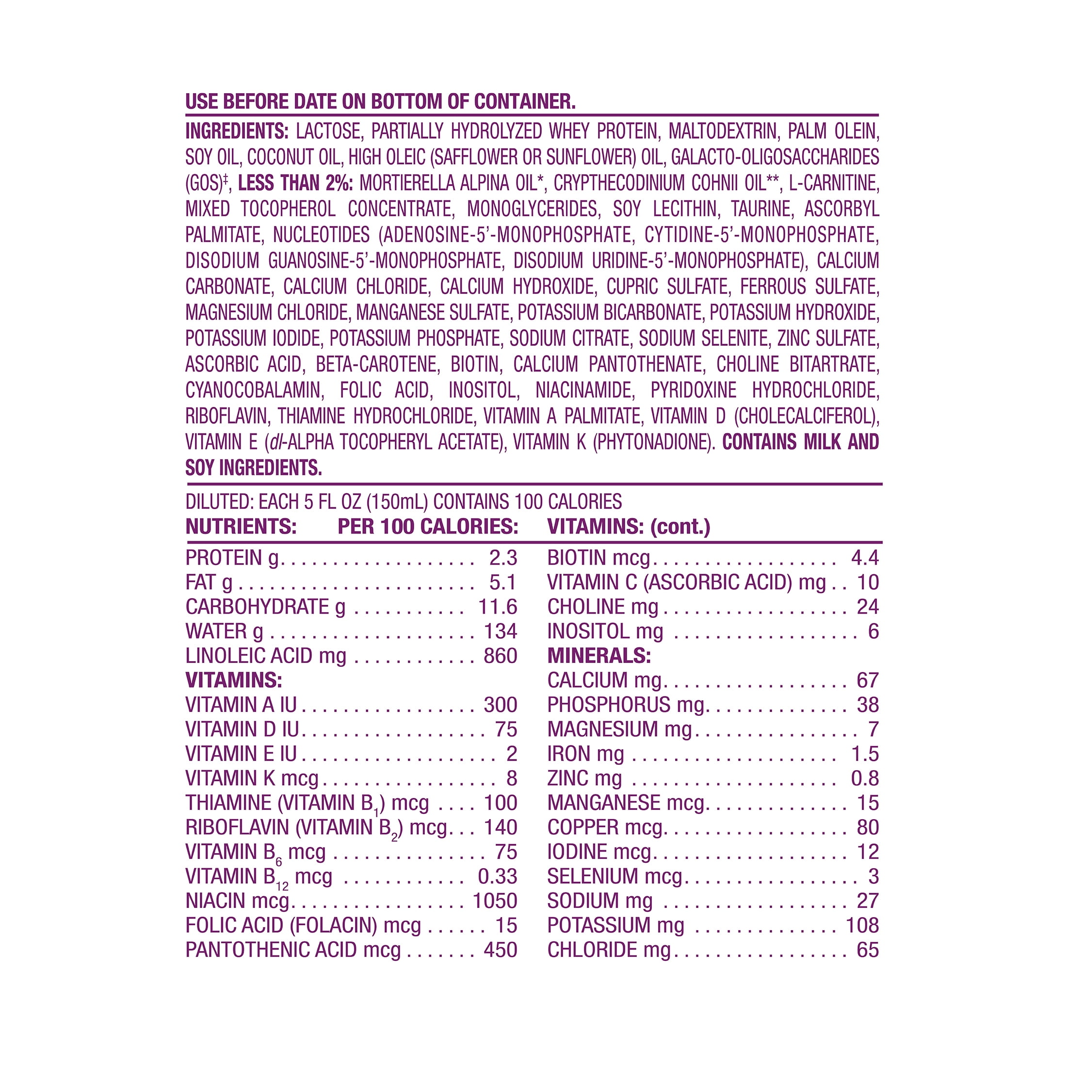 parents choice tender formula