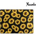 thumbnail image 3 of GZHJMY Sunflower Non Slip Area Rug for Living Dinning Room Bedroom Kitchen, 2' x 3'(24 x 36 Inches / 60 x 90 cm), Floral Flower Nursery Rug Floor Carpet Yoga Mat, 3 of 7